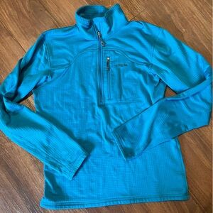 Men’s Patagonia Blue Quarter-Zip R1 Fleece